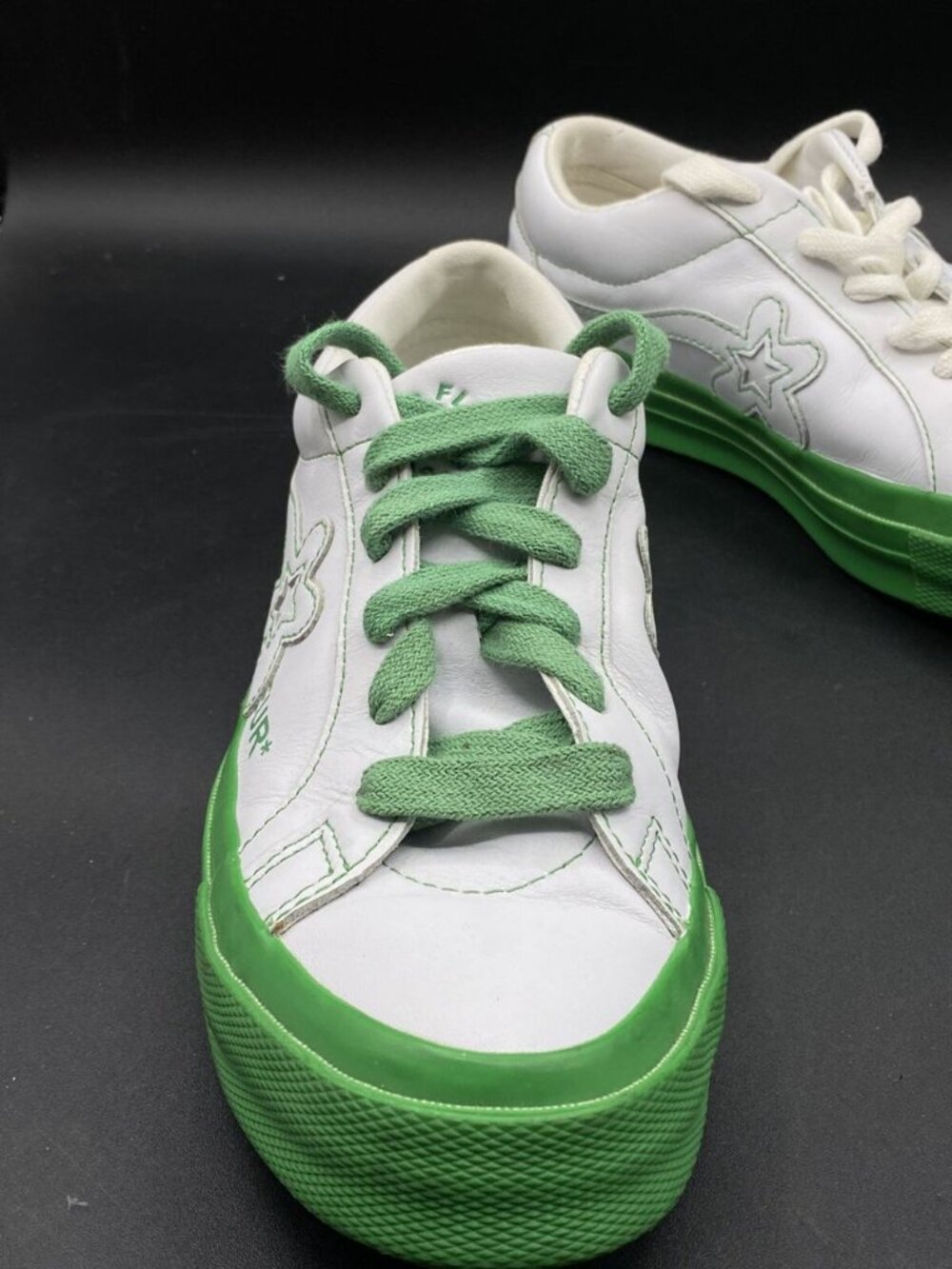Converse Golf Le Fleur x One Star Ox Kelly Green Men’s 6.5 Women 8.5 - Picture 13 of 15